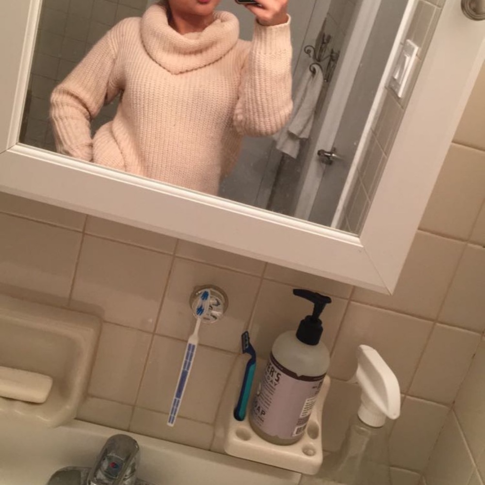 Thats the turtle neck sweater.